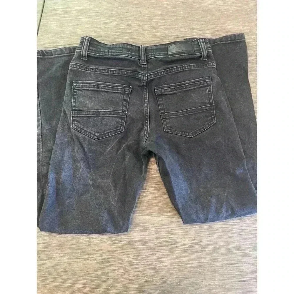 Boys Kenneth Cole Jeans Slim Fit Size 12 Black Color - Picture 3 of 4